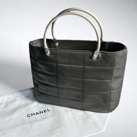 Chanel Vintage Micro Square Quilted Tote Handbag - Picture 2 of 14
